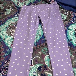 Girls fleece leggings